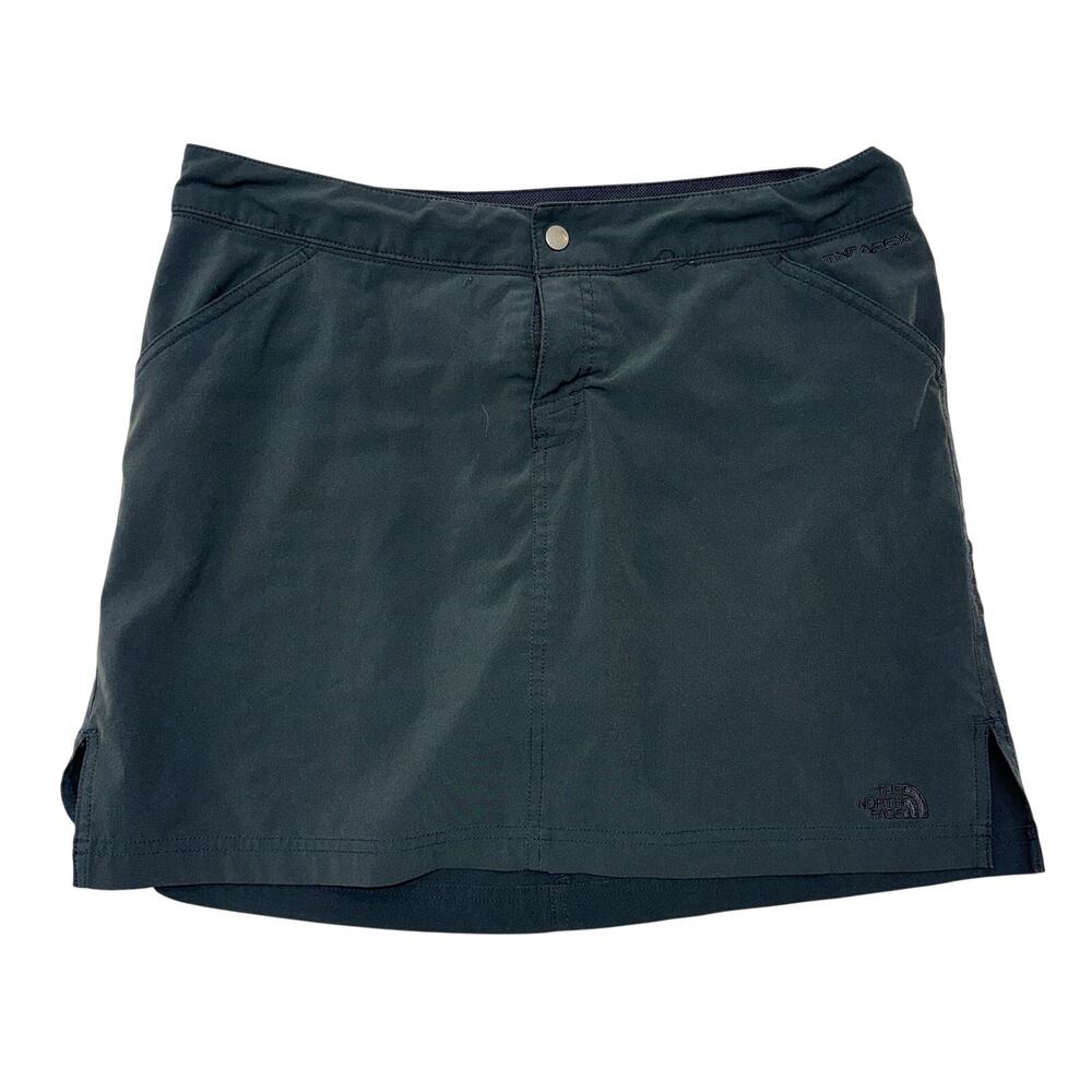 The North Face TNF Apex Skort Womens 10 Black Lightweight Stretch Hiking Outdoor